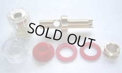 画像3: 高級大型 金メッキ・パワーアンプ出力端子 赤・黒 2ペア 計4個