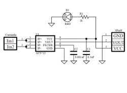 画像3: ACS712ELC-20A ±20A電流センサー（電流モニター）モジュール