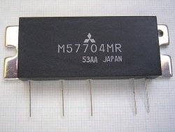 画像1: 三菱 M57704MR 430MHz 10W パワーモジュール （FT-8500）