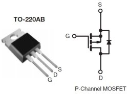 画像3: Pch パワーMOS-FET IRF9540 （100V 20A）  2個 絶縁シート・ワッシャ付き