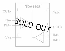 画像3: 低消費電力・低ひずみステレオ ヘッドホンアンプIC TDA1308