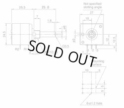 画像4: アルプス製 2連ボリューム（ボリウム） RK27 250kΩA