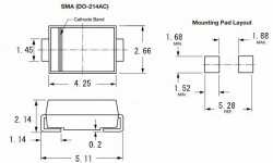 画像3: 80V 1A 面実装（チップ型）高速ショットキーダイオード SS18 10個