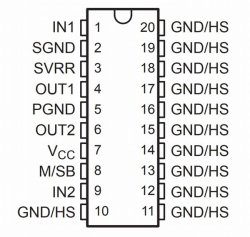 画像2: TPA1517NE 6W+6W（4Ω） ステレオパワーアンプIC 2個