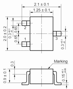 画像3: ローム製 面実装 32V 0.5A NPN中電力増幅用トランジスター 2SC4097 10個