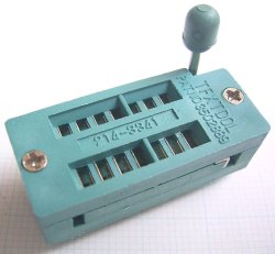 画像1: ゼロプレッシャーICソケット 14ピン