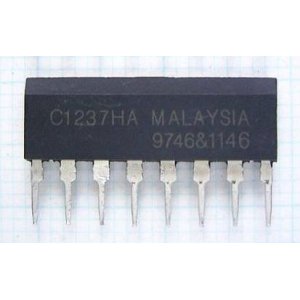 画像: uPC1237HA ステレオパワーアンプ用保護回路IC