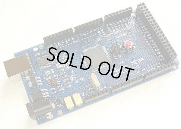 画像1: Arduino Mega ATMEGA1280-16AU USB FTDI マイコン基板