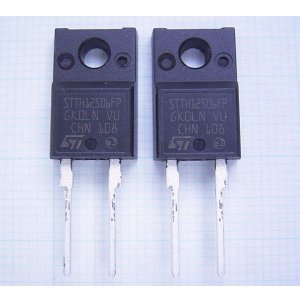 画像: 600V 12A ファーストリカバリー（超高速）ダイオード STTH12S06 4202S 2個