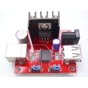 画像: ADUM4160 アイソレーター（絶縁）基板  USB接続の計測器やオーディオ装置用