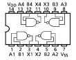 画像3: 東芝製 TC4011BP CMOS-NAND ロジック・デジタルIC 4個