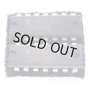 画像: CD4001BE CMOS NORゲート  ロジック・デジタルIC 2個