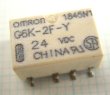 画像1: オムロン製 超小型・低消費電流24V面実装リレー G6K-2F-Y