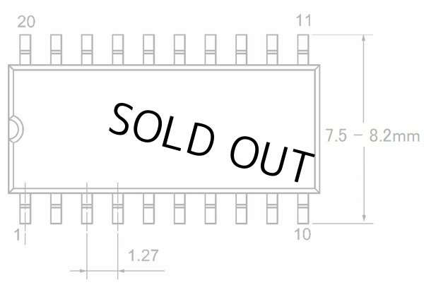 画像6: SOP テストソケット（DIP変換） 20ピン以下使用可能 ナロータイプ