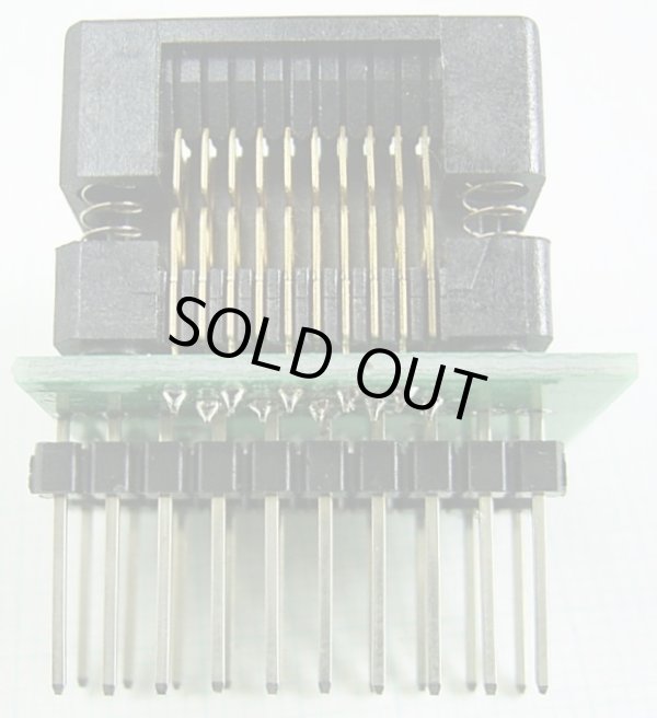 画像2: SOP テストソケット（DIP変換） 20ピン以下使用可能 ナロータイプ