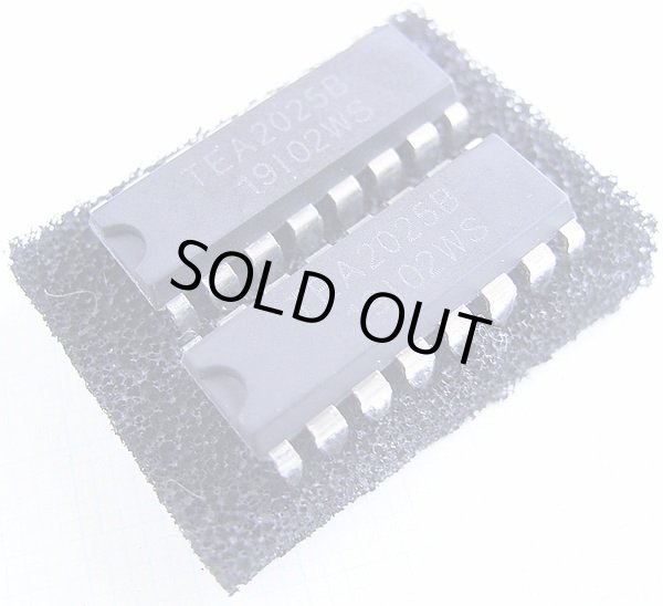 画像1: TEA2025B  ステレオ / BTLモノ アンプIC 3〜15V動作 2個