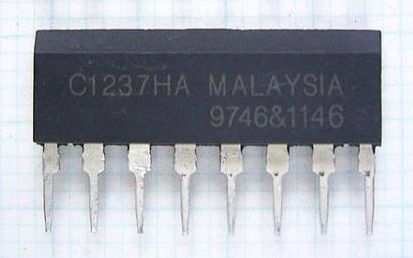 画像1: uPC1237HA ステレオパワーアンプ用保護回路IC