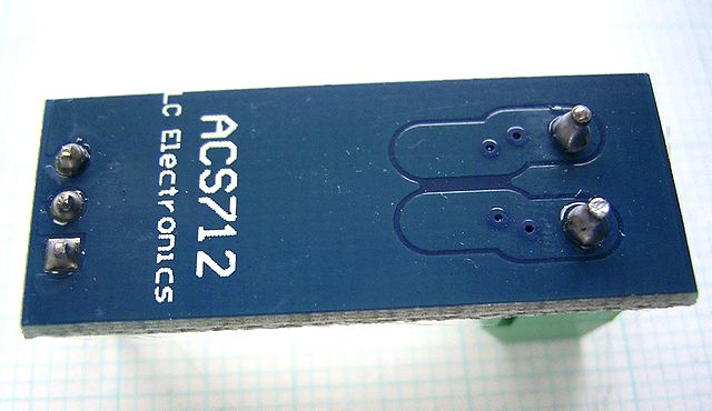 画像2: ACS712ELC-20A ±20A電流センサー（電流モニター）モジュール