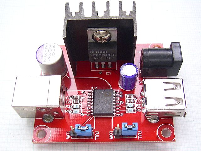 画像1: ADUM4160 アイソレーター（絶縁）基板  USB接続の計測器やオーディオ装置用
