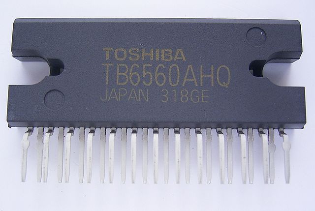 画像1: 東芝製 ステッピングモータドライバIC TB6560AHQ