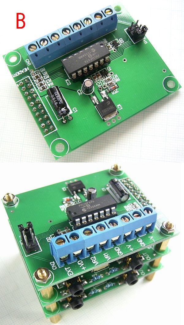 画像3: 電子ボリューム用 CPU（マイコン）基板