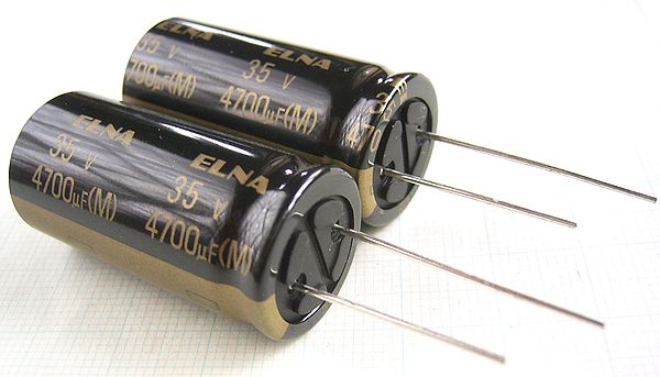 画像2: エルナー製 音響用小形アルミニウム電解コンデンサー 35V 4700uF RA3シリーズ 2個