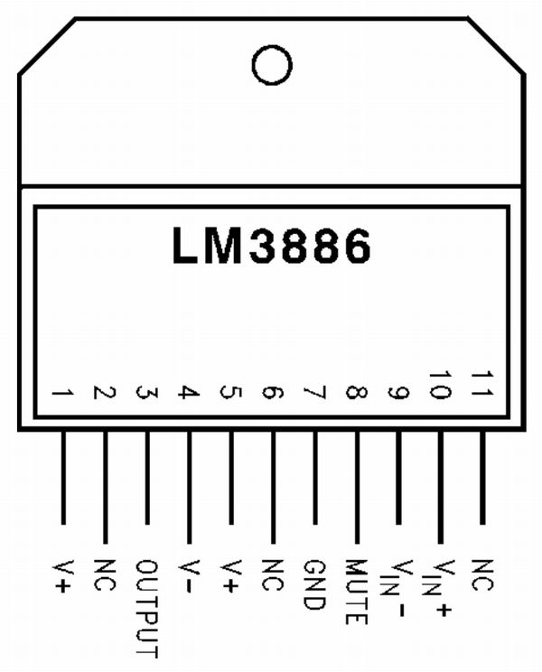 画像3: ナショセミ製 未使用 高音質 パワーアンプIC LM3886TF 2個