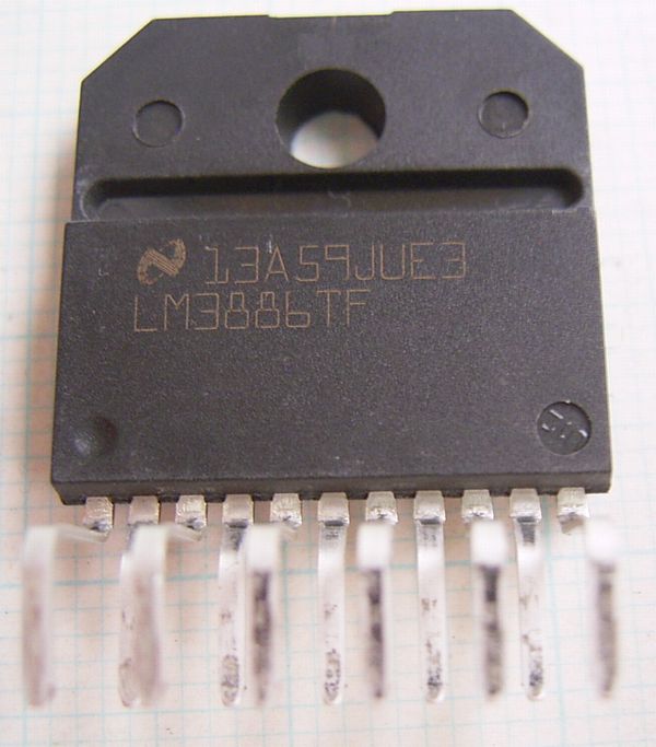 画像2: ナショセミ製 未使用 高音質 パワーアンプIC LM3886TF 2個