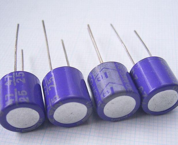 画像1: SANYO OSコンデンサー 25V 47uF 4個