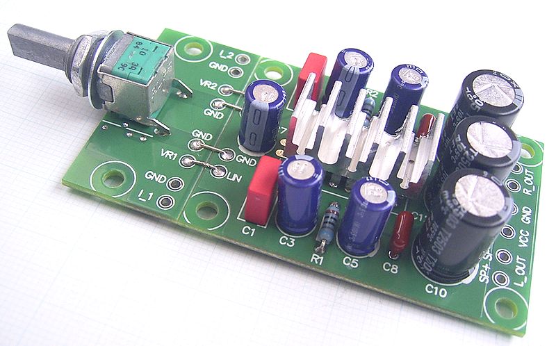 画像1: TEA2025B ステレオパワーアンプキット
